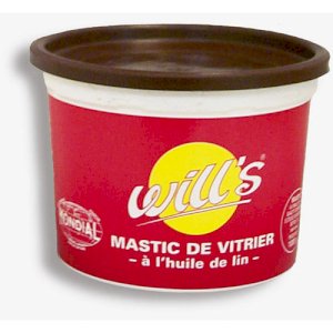 MASTIC DE VITRIER MONDIAL POT DE 0,5KG NATUREL