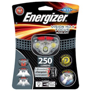 LAMPE FRONT 3 LED VISION HD 250LM + 3AAA ENERGIZER