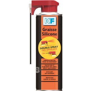 GRAISSE SILICONE 500 DOUBLE SPRAY 650ML BRUT