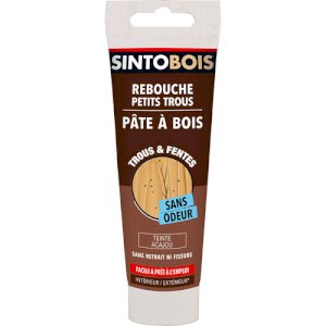 PATE A BOIS A L'EAU ACAJOU TUBE 80 GR