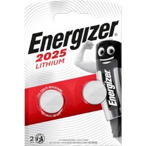 PILE BOUTON TYPE 2025 E2025B2 ENERGIZER CARTE DE 2