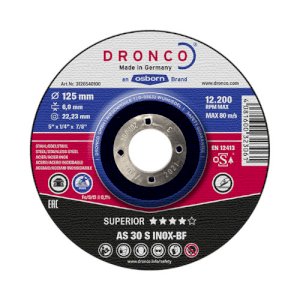 DISQUE 125X6 DEPORT AS30S INOX SPECIAL (BTE 10)