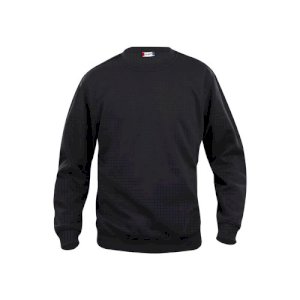 SWEATSHIRT BASIC ROUNDNECK NOIR