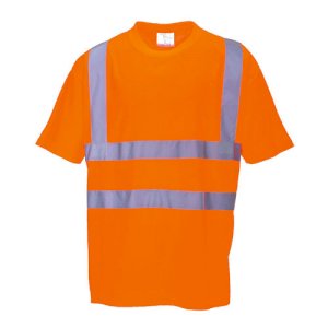 T-SHIRT HAUTE VISIBILITE ORANGE RT23